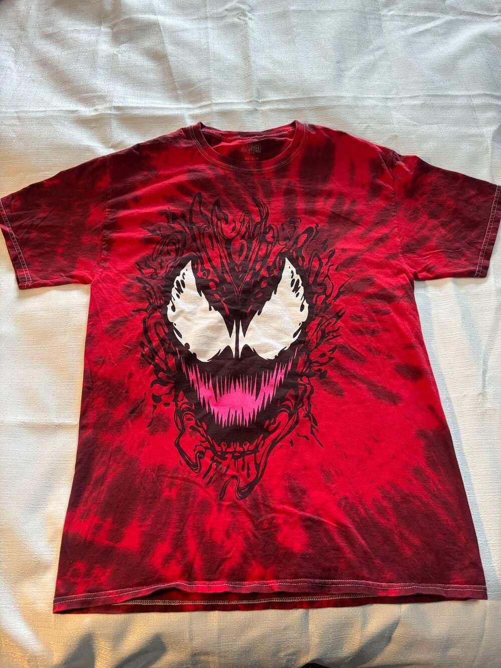 Marvel Carnage Graphic Tie-Dye T-Shirt Size Small
